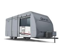 MRWiZMS Funda de Caravana, Funda Autocaravana, Protección Integral, Protección UV, Impermeable, Antipolvo, Funda Universal para Caravana (L610xB250xH220cm)