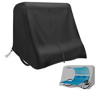 MRWiZMS Fundas De La Tumbona del Jardín 2 Plazas 175×155×175 cm, 420D Fundas para Columpios Exterior Impermeable, Funda Protectora Balancín Mecedora Doble Jardín Isla del Sol