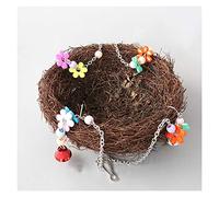 MRXFN Jaula Jaula de pájaro Grande Hierba y Nido, Nido Hecho a Mano, Nido de pájaro pequeño, Nido de Hierba, peonía y Jaula de cacatúa de Nido de Loro