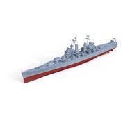 MRY-SFW 1/1000 - Modelo militar US CA-72 Pittsburgh Baltimore Heavy Cruiser 1953 edición inferior, accesorios de modelo azul marino