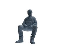 MRY-SFW 1/144 Modern U.S. Special Forces Rest - Grupo de cuatro personas