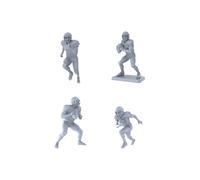 MRY-SFW 1/64 - Proyectos de juego de guerra para jugadores de fútbol americano (4 unidades)