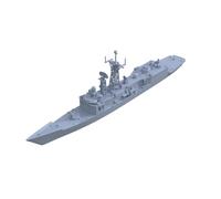 MRY-SFW 155 1/2000 US Navy FFG-7 Oliver Hazard Perry Class Fragata Línea de agua de resina, buque de guerra, modelo de barco militar, colección de pasatiempos, sin montar y sin pintar