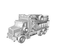 MRY-SFW Camión de suministro multinivel Mad Max Style 1/700 Impresión 3D Escala N Paisaje de guerra