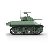 MRY-SFW Kit de modelo militar ferroviario a escala HO 1/87 US M3A3 Stuart tanque ligero