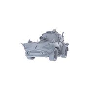 MRY-SFW Kit de resina sin pintar para coche postapocalíptico estilo Mad Max 1/700, perfecto para pintura en miniatura y construcción de dioramas
