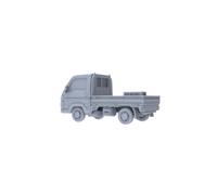 MRY-SFW Mini modelo de camión ligero 1/160 - Figura de bricolaje sin pintar para diorama de logística urbana/construcción de escenas y pintura de pasatiempos