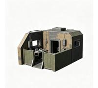 MRY-SFW Modelo de estación avanzada de ciencia ficción impreso en 3D 1/32, modelo blanco sin pintar, accesorio de terreno de juegos de guerra