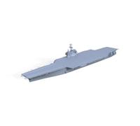 MRY-SFW Modelo militar 1/700 US Navy Forrester Class Aircraft Carrier Navy Model Kit Battleship Navy Base