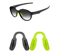 Mryok 2 pares de almohadillas de nariz de repuesto para gafas Oakley Hex Jector OX8032, ajuste asiático verde y negro