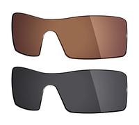 Mryok 2 pares de lentes polarizadas de repuesto para gafas de sol Oakley Oil Rig - Opciones