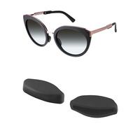 Mryok Almohadilla nasal de repuesto para gafas de sol Oakley HSTN OO9242 - Opciones, 1 par gris - ajuste europeo, Talla única