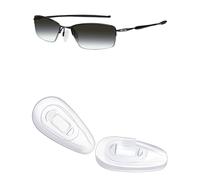 Mryok Almohadilla nasal de repuesto para gafas Oakley Tail Pipe OX3244 - Opciones, Lágrima, 1 par, Talla única