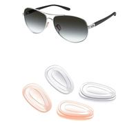 Mryok Almohadillas de nariz compatibles para gafas de sol Oakley Daisy Chain OO4062 - Opciones, Transparente y naranja claro, Talla única
