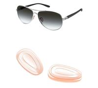Mryok Almohadillas de nariz compatibles para gafas de sol Oakley Tinfoil Carbon OO6018 - Opciones, Luz Naranja, Talla única