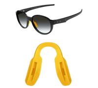 Mryok Almohadillas de nariz de repuesto para gafas de sol Oakley Shackle OO9507D - Opciones, amarillo, Low Bridge Fit