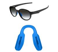 Mryok Almohadillas de nariz de repuesto para gafas de sol Oakley Shackle OO9507D - Opciones, azul celeste, High Bridge Fit