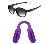 Mryok Almohadillas de nariz de repuesto para gafas de sol Oakley Shackle OO9507D - Opciones, Morado (, High Bridge Fit