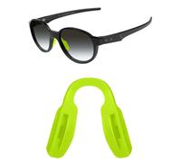 Mryok Almohadillas de nariz de repuesto para gafas de sol Oakley Shackle OO9507D - Opciones, verde, High Bridge Fit