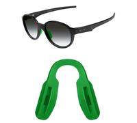 Mryok Almohadillas de nariz de repuesto para gafas de sol Oakley Shackle OO9507D - Opciones, verde oscuro, High Bridge Fit