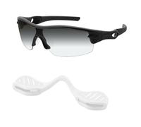 Mryok Almohadillas de nariz de repuesto para gafas de sol Oakley Sphaera Slash OO9499 de 36 mm - Opciones, blanco, High Bridge Fit