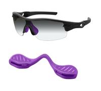 Mryok Almohadillas de nariz de repuesto para gafas de sol Oakley Sphaera Slash OO9499 de 36 mm - Opciones, Morado (, High Bridge Fit