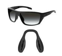 Mryok Almohadillas de nariz de repuesto para gafas de sol Oakley Split Shot/Split Time/Targetline/Crossrange/Crossrange R/XL, Negro, Talla única