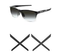 Mryok Almohadillas de repuesto para gafas de sol Oakley Shackle OO9507D - Opciones, Gris y negro, Talla única