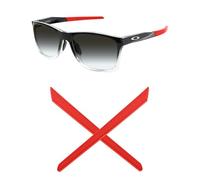 Mryok Almohadillas de repuesto para gafas de sol Oakley Shackle OO9507D - Opciones, rosso, Talla única