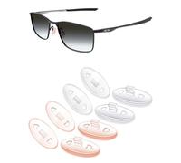 Mryok Almohadillas nasales compatibles para gafas Oakley Blender 6B OX3162 - Opciones, 2 pares transparentes y 2 pares naranja claro, Talla única