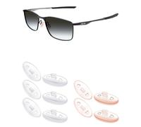 Mryok Almohadillas nasales compatibles para gafas Oakley Blender 6B OX3162 - Opciones, 3 pares transparentes y 2 pares naranja claro, Talla única