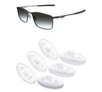 Mryok Almohadillas nasales compatibles para Maui Jim Baby Beach MJ245-56 mm - Opciones, 2 pares de gris transparente y transparente, Talla única