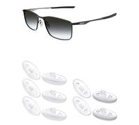 Mryok Almohadillas nasales compatibles para Maui Jim Baby Beach MJ245-56 mm - Opciones, 3 pares transparentes y 2 pares gris transparente, Talla única