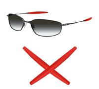 Mryok Calcetines de repuesto para gafas de sol Oakley Whisker/Square Whisker/Juliet/Big Square Wire/A Wire - Opciones, Rojo -, Talla única