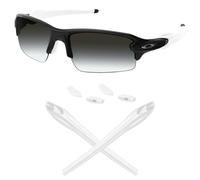 Mryok Kit de almohadillas de repuesto para gafas de sol Oakley Flak 2.0 XXL OO9488 de 63 mm, blanco, Talla única
