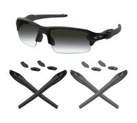 Mryok Kit de almohadillas de repuesto para gafas de sol Oakley Flak 2.0 XXL OO9488 de 63 mm, Gris y negro, Talla única