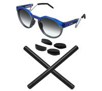 Mryok Kits de almohadillas de repuesto para gafas de sol Oakley HSTN Metal OO9279 - Opciones, Negro, Taille unique