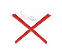 Mryok Kits de almohadillas de repuesto para gafas Oakley Steel Plate OX3222 - Opt, rosso, Talla única