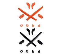Mryok Kits de piezas nasales de repuesto para gafas de sol Oakley Juliet - Opciones, Naranja y negro, Talla única