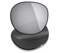 Mryok Lentes de repuesto compatibles con gafas de sol Ray-Ban RB2197 de 52 mm, polarizadas HD, protección UV, resistentes a los impactos, Espejo de titanio plateado, Talla única
