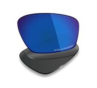 Mryok Lentes de repuesto compatibles con Oakley Crosslink Zero OX8076 56 mm - Opciones, Espejo azul pacífico, Talla única