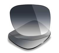 Mryok Lentes de repuesto compatibles con Oakley Hyperlink OX8051 54 mm - Opciones, Tinte degradado gris, Talla única