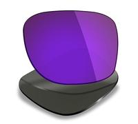 Mryok Lentes de repuesto compatibles con Oakley Plank 2.0 OX8081 53 mm - Opciones, Espejo morado plasma, Talla única
