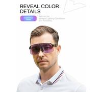 Mryok Lentes de repuesto compatibles con Ray-Ban Meta Skyler RW4014 (Gen 2) de 52 mm, opciones, Rosa cobalto, Talla única