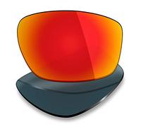 Mryok Lentes de repuesto para Arnette Cheat Sheet AN4166 - Opciones, Polarizado - Rojo Fuego, Talla única - Gafas de sol - Unisex - Hombres, amantes del aire libre - Estilo Misión