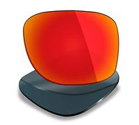 Mryok Lentes de repuesto para Arnette Shoredich AN4255 - Opciones, Polarizado - Rojo Fuego, Talla única - Gafas de sol - Unisex - Hombres - Estilo Misión