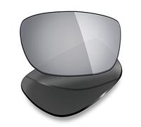Mryok Lentes de repuesto para Arnette Slickster AN4185 - Opciones, Polarizado - titanio plateado., Talla única