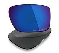 Mryok Lentes de repuesto para Oakley Double Edge OO9380 66 mm - Opciones, Polarizado anticorrosión de agua de mar, azul pacífico., Talla única