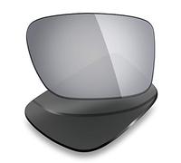 Mryok Lentes de repuesto para Oakley Double Edge - Opciones, Polarizado - titanio plateado., Talla única
