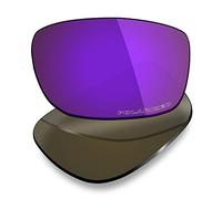 Mryok Lentes de repuesto para Oakley Fives Squared - Opciones, Polarizado contra la corrosión del agua de mar, morado plasma, Talla única